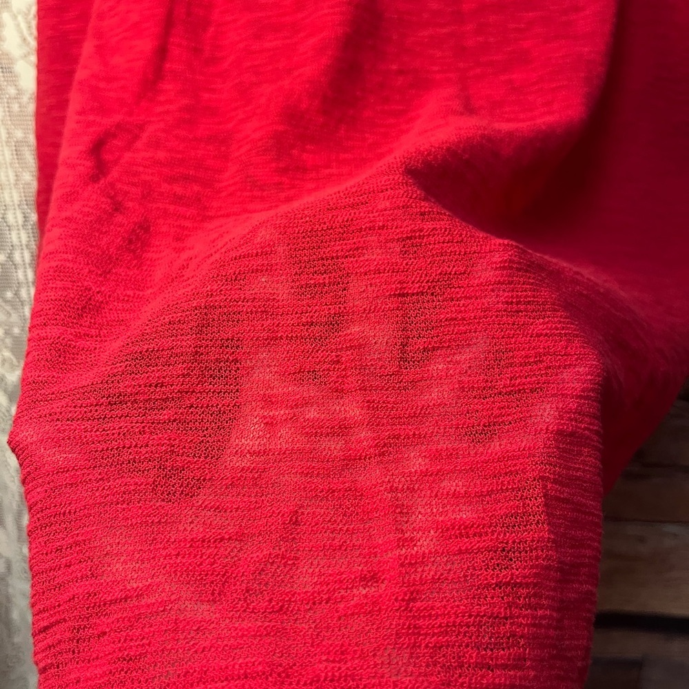 Chico's Vibrant Red 3/4 Sleeve Top (109) - Picture 6 of 7